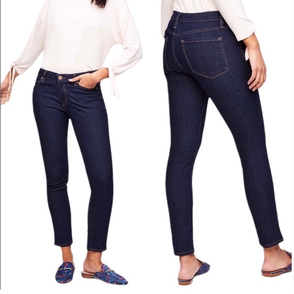LOFT Denim - LOFT Dark Wash Curvy Crop NWOT sz12/31